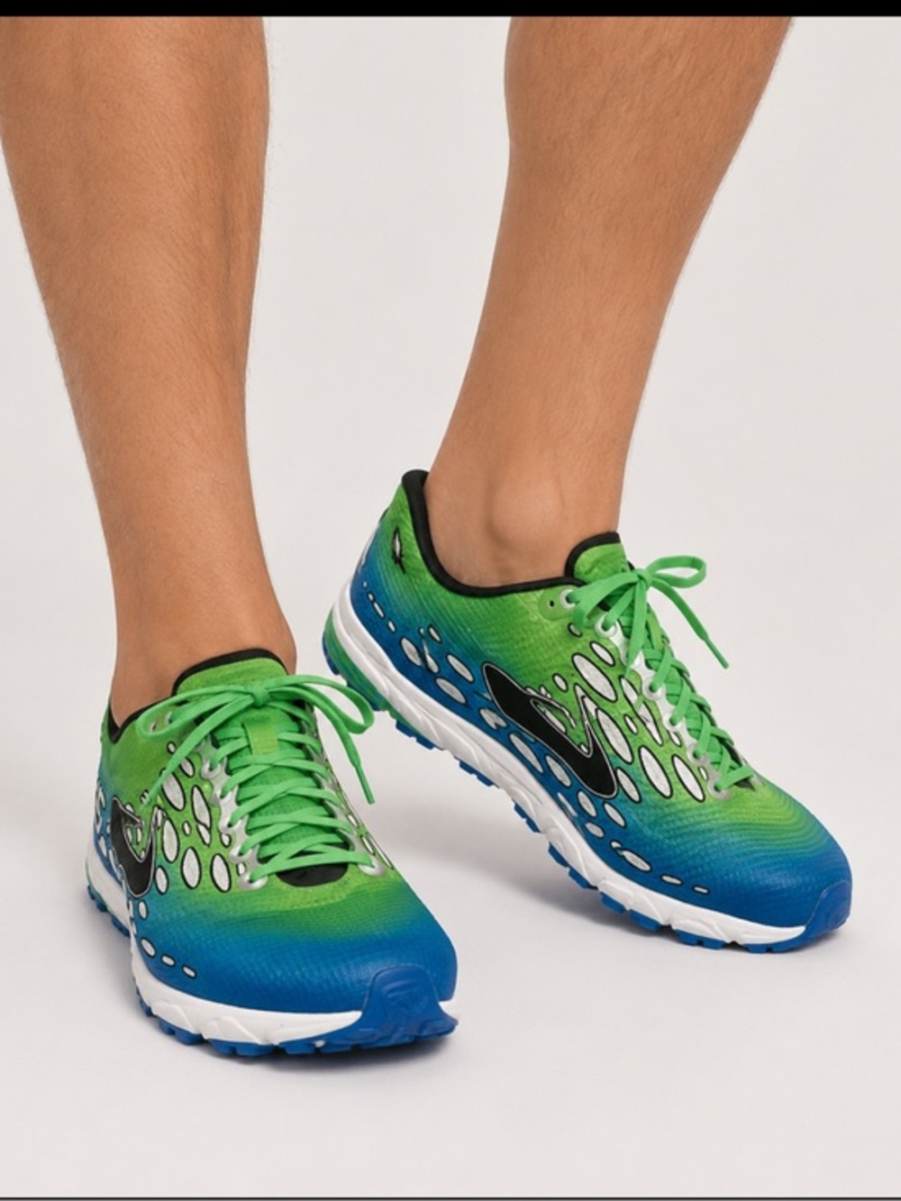 Brooks PureProject Men’s Running Shoes Size 10.5 Blue Green Lightweight